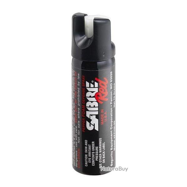 Bombe a�rosol sabre de d�fense au piment rouge 75ML