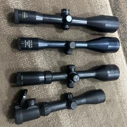 4 lunettes de chasse