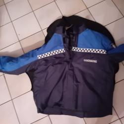ENCHERE VERITABLE VESTE DES FORCES DE POLICE HOLLANDAISE HANDHAVING EN GORETEX TAILLE XL