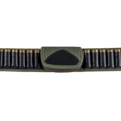 CARTOUCHE EN CUIR ET POLYESTER AVEC POCHE CENTRALE CAL 12 - RA SPORT