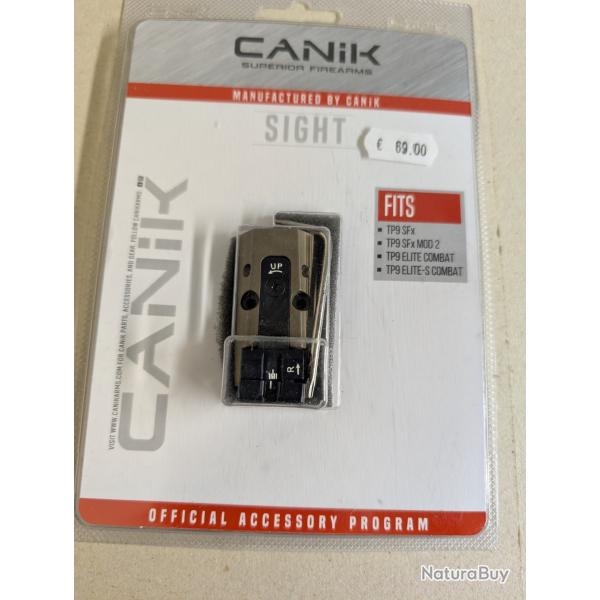 CANIK adjustable rear sight fde