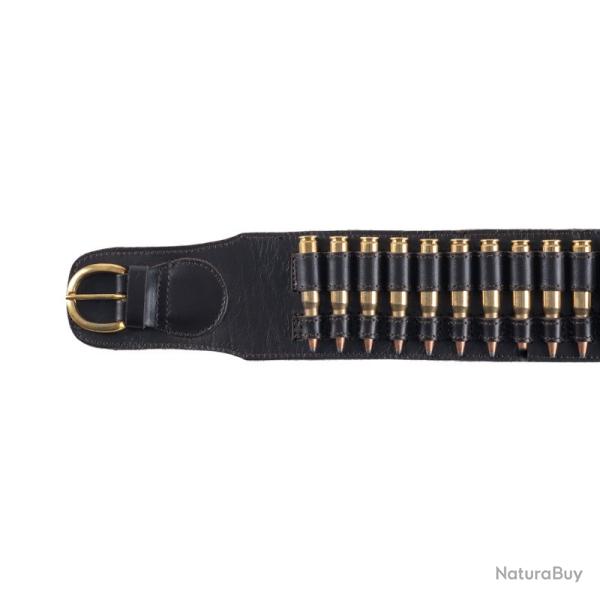 CARTOUCHE EN CUIR POUR CARABINE AVEC POCHE CENTRALE - RA SPORT