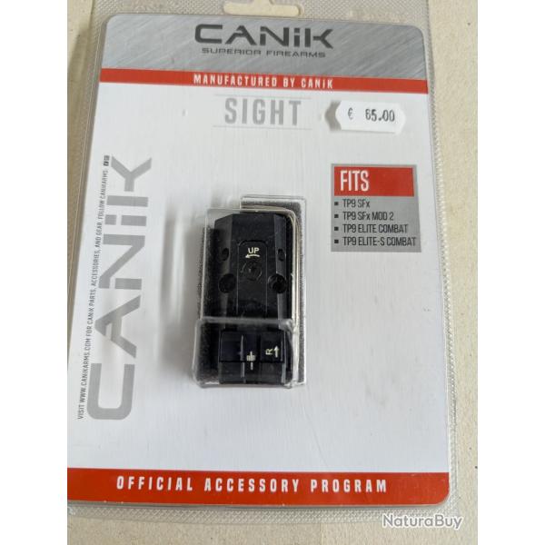 CANIK adjustable rear sight noire
