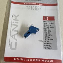 D&eacute;tente aluminium droite 90&deg; pour CANIK couleur bleu