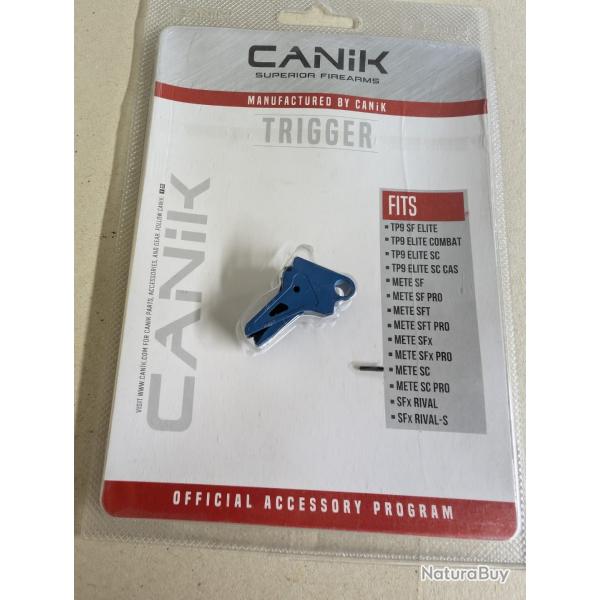 D�tente aluminium droite 90� pour CANIK couleur bleu