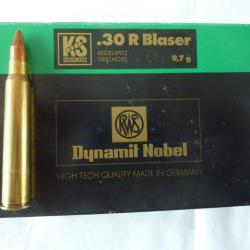 MUNITIONS  RWS  KS CALIBRE  30R BLASER