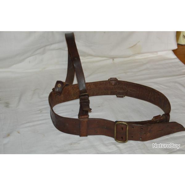 CEINTURON OFFICIER CAVALERIE-INFANTERIE-ARTILLERIE-GENIE-GUERRES 1914/18 & CAMPAGNE DE 1940-