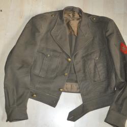 BLOUSON Mle 1946 OFFICIER SERVICE DE L'ARMEMENT 1949-GUERRE INDOCHINE/ALGERIE-