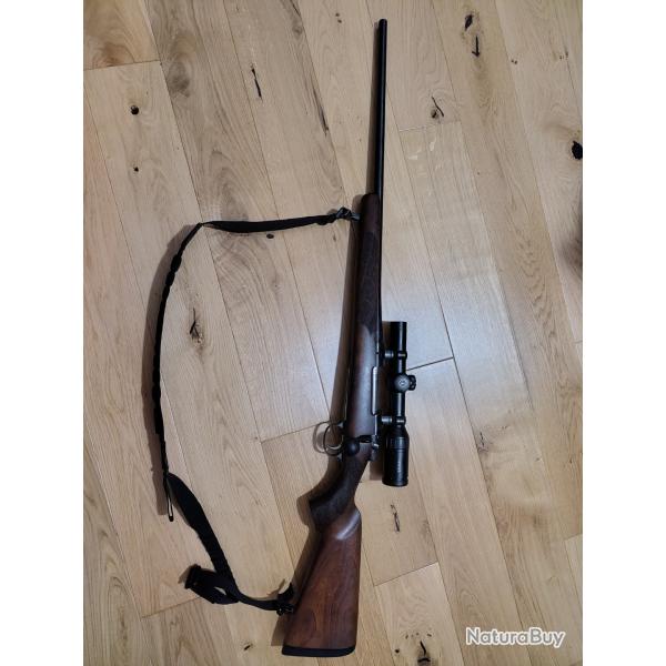 Carabine � verrou int�gral Gaucher CZ 557 + Lunette Hawk endurance 30WA