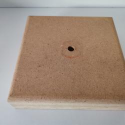 Base bois pour socle diorama maquette figurine mise en valeur