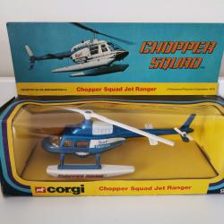 Corgi 927 L'Escadron Volant Chopper Squad Jet Ranger 1978 neuf