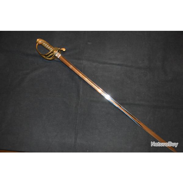 SABRE ANGLAIS D'OFFICIER D'INFANTERIE EPOQUE VICTORIENNE-GUERRE DE CRIMEE-CAMPAGNES COLONIALES