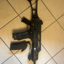 Fusil G36C EG6 AEG Evolution Airsoft - Noir