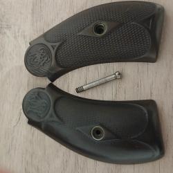 Plaquettes smith et Wesson num&eacute;ro 3 originale belle Patine
