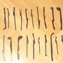 lot 20 ressorts de couteaux pliants de Ch&acirc;tellerault - VENDU PAR JEPERCUTE (D20M126b)