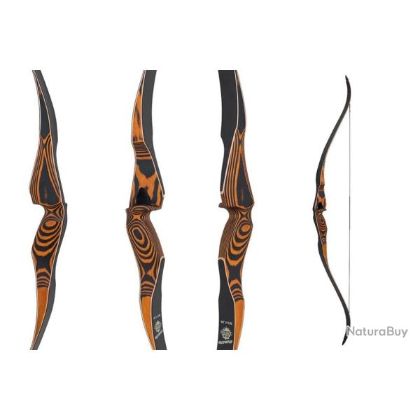 Arc recurve chasse Oak Ridge Hardwood 62 pouces LH 62" 45 lbs