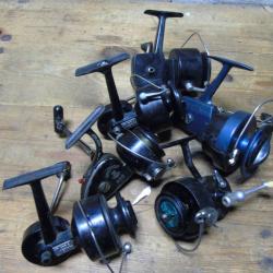 lot de moulinets breton et un mitchell vintage