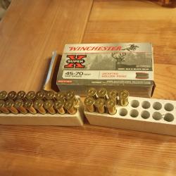 Munitions 45 70 GVT Winchester 300 grains 27 Cartouches