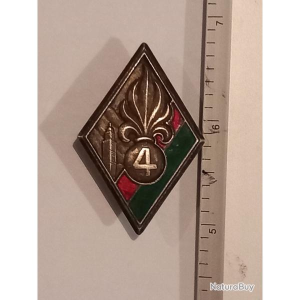 Insigne du 4�me r�giment �tranger d'infanterie (4�me REI) - Drago