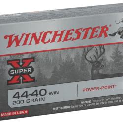 Munitions Winchester Calibre 44-40 200 grains JSP