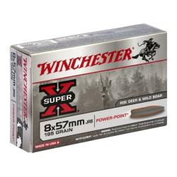 Munitions Winchester Calibre 8X57 JRS 195 grains