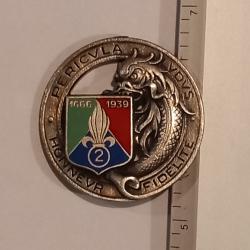 Insigne du 2&egrave;me r&eacute;giment &eacute;tranger de cavalerie (2&egrave;me REC)