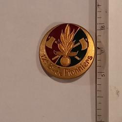 Insigne du 12&egrave;me bataillon de pionniers (12&egrave;me BP) - Drago (B&eacute;ranger)