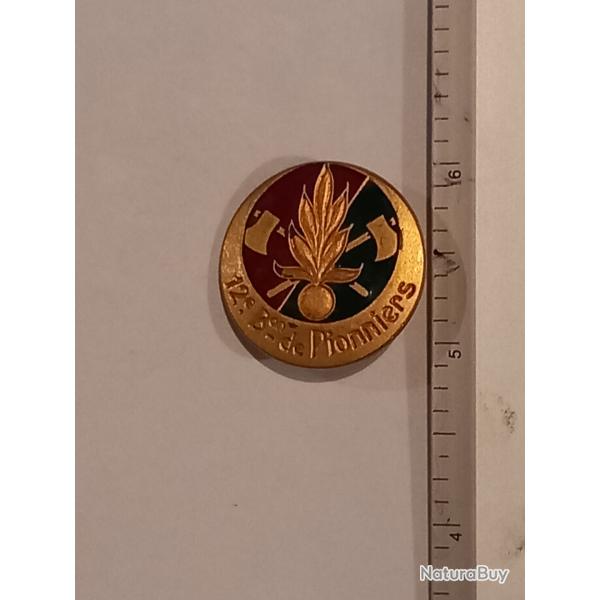 Insigne du 12�me bataillon de pionniers (12�me BP) - Drago (B�ranger)
