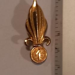 Flamme de b&eacute;ret du 1er r&eacute;giment &eacute;tranger d'infanterie (1er REI) - Courtois