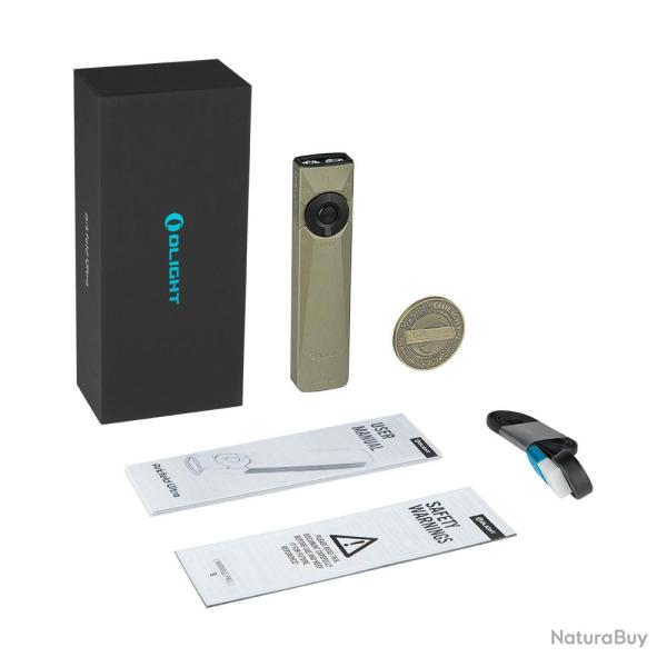 Arkfeld Ultra - Lampe de poche LED/Laser/UV O-Aluminium - Olight Bleu Marine