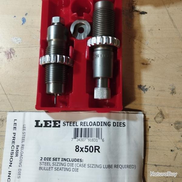 Jeu d'outils LEE pour STEYR MANNLICHER en calibre 8 x 50R