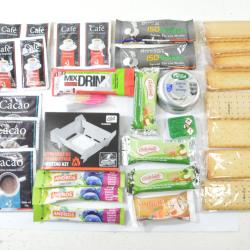 Lot aliments de ration militaire + r&eacute;chauds (kit rechaud) Camping chasse survie p&ecirc;che survivalisme B