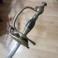 Tr&egrave;s belle &eacute;p&eacute;e d'officier Prussien 1880