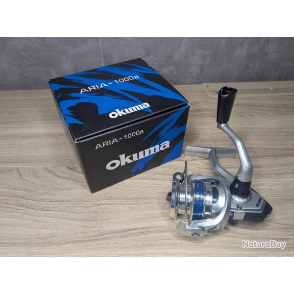 Moulinet ARIA-1000a - Okuma - Couleur Argent - Pour canne � p�che carnassier