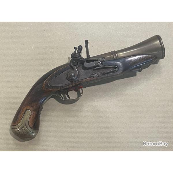 pistolet � silex type tromblon d�coration