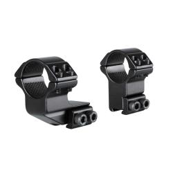 Colliers d&eacute;port&eacute; 1inch pour lunette Hawke 30 mm - 9-11 mm