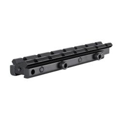 Adaptateur rail 11 mm vers Weaver avec &eacute;l&eacute;vation Hawke 137 mm