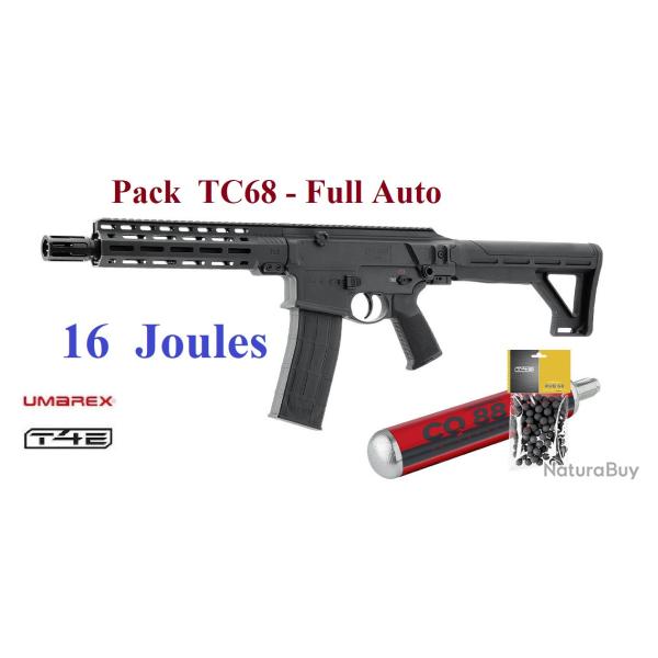 Pack Carabine T4E  TC68  Full auto Cal 68 - ( 16 joules)
