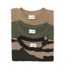 LOT DE 3 TEE SHIRTS KAKI BEIGE CAMO - 3XL - PERCUSSION