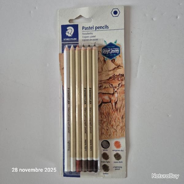 crayons pastel Staedtler Lumograph pastel sont id�aux pour des travaux