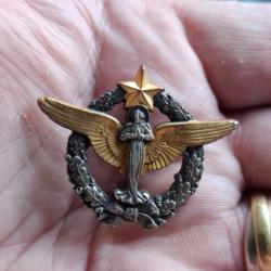 INSIGNE PELERINAGE MILITAIRE ARMEE DE L' AIR ( LOURDES 1963 - ARTHUS BERTRAND )