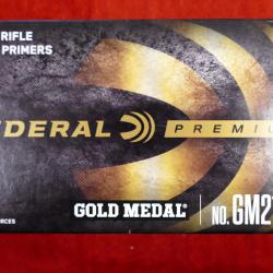 AMORCES FEDERAL GOLD METAL GM210M - LARGE RIFLE MATCH X 1000