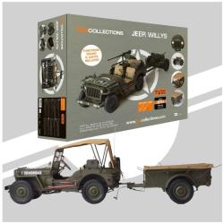 JEEP WILLYS FULL KIT 870 PIECES 1/8 + 2 X JEEP 1/43 D. DAY ARTICLES NEUFS