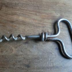 tir bouchon m&eacute;tal  chrome  12 X 6,5  cm