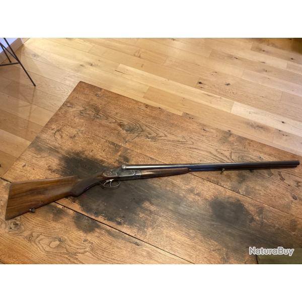 Fusil juxtapos� calibre 12 � platines - tr�s bon �tat