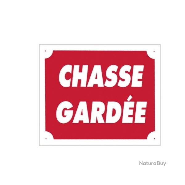 Pancarte panneau aluminium "Chasse gard�e"