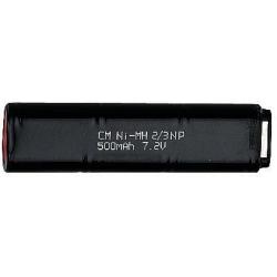 Batterie rechargeable NiMH 7,2 V 500 mAh pour r&eacute;plique AEP Airsoft