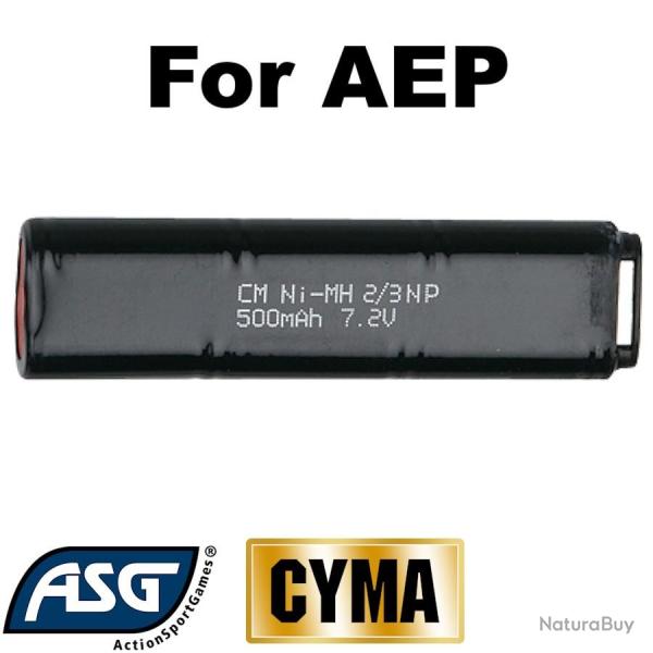Batterie rechargeable NiMH 7,2 V 500 mAh pour r�plique AEP Airsoft