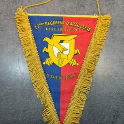 Fanion de Tradition - 17&egrave;me R&eacute;giment d'Artillerie (Biscarrosse)