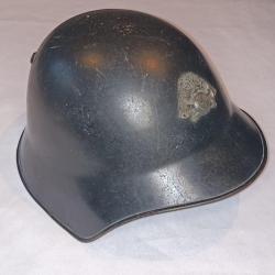 Casque Pompier Suisse mod&egrave;le 1918